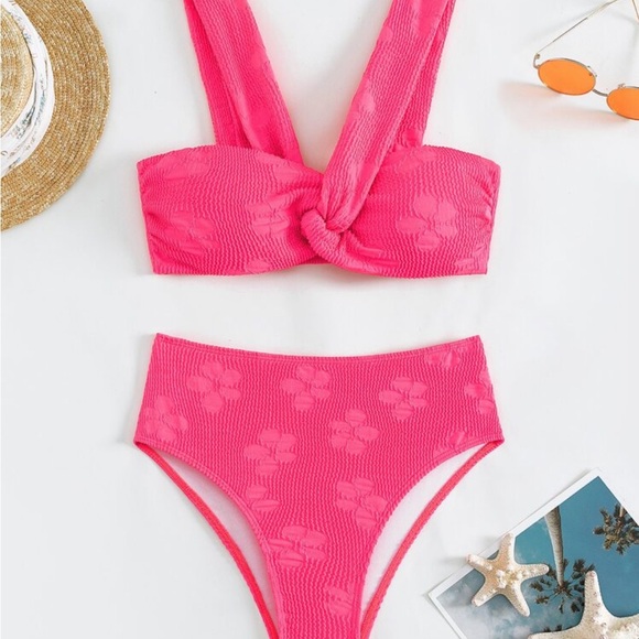 Vibrant Pink Bikini Set - Picture 1 of 6